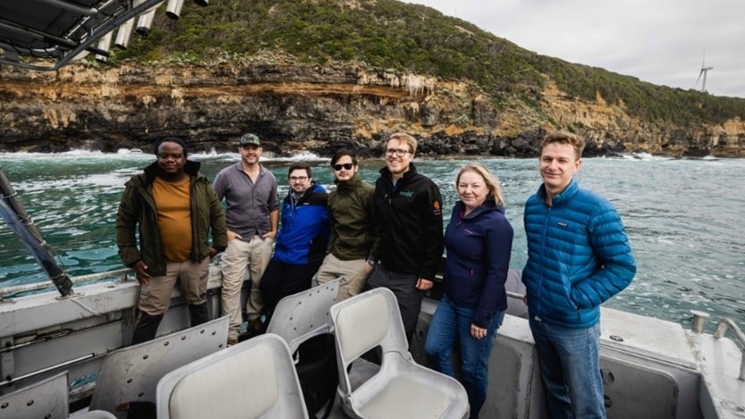 Spinifex Offshore Wind Farm team takes desktop research out to sea